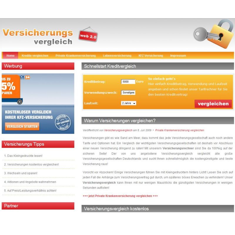 Versicherungsvergleich