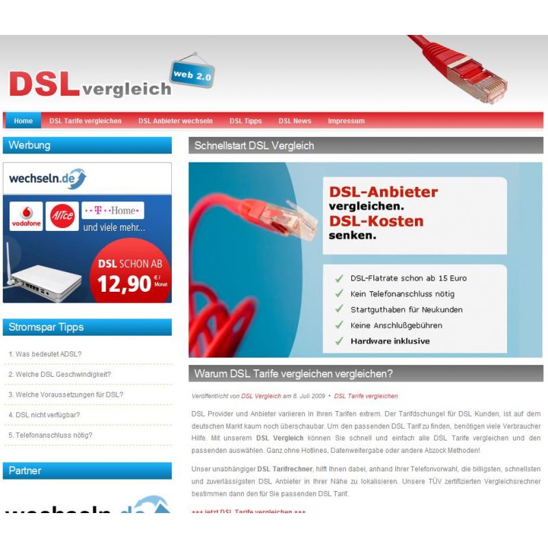 DSL Vergleich (Neu)