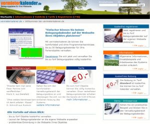 Vermiertkalender Script für Ferien Objekte