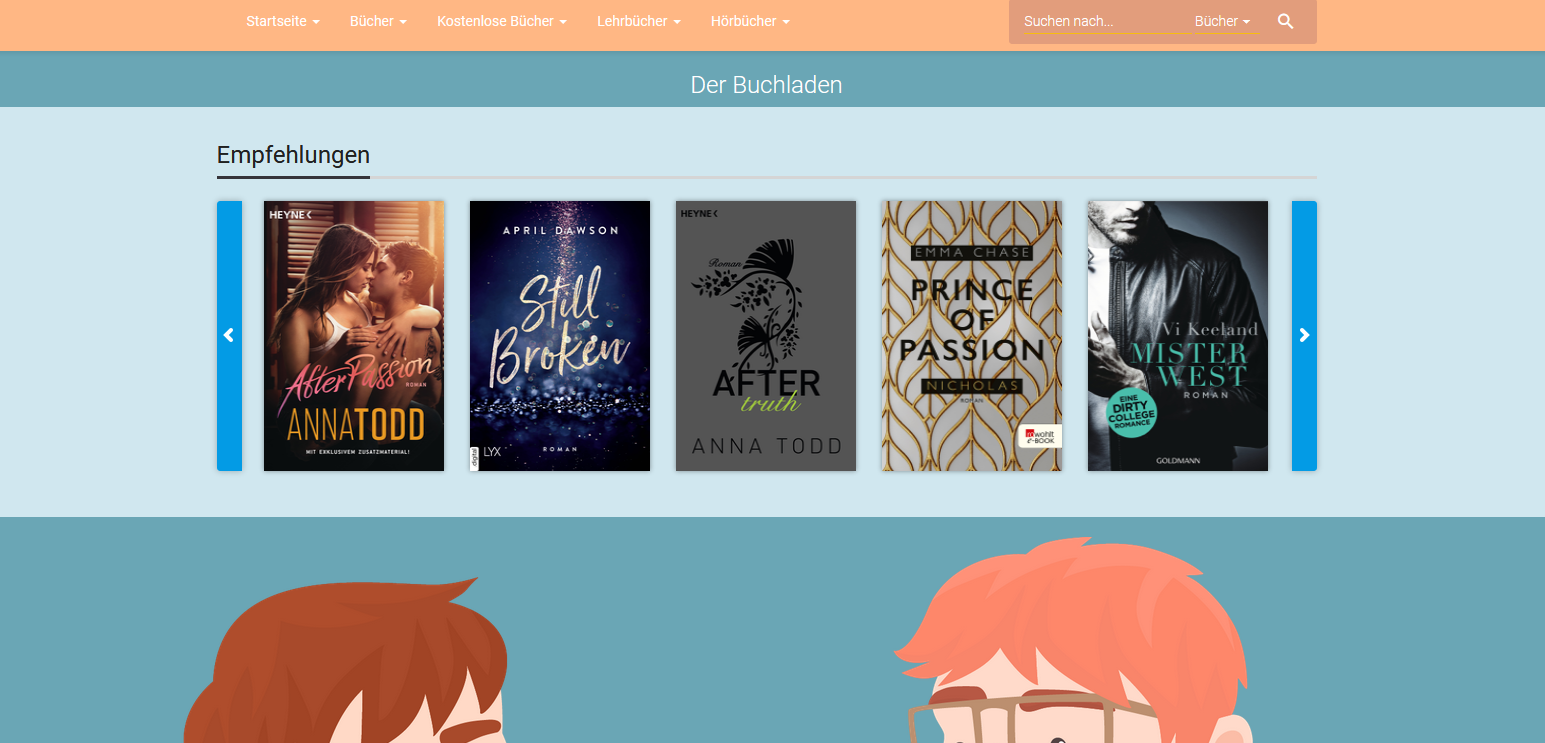 BÃ¼cher, eBooks und HÃ¶rbÃ¼cher Affiliate Script