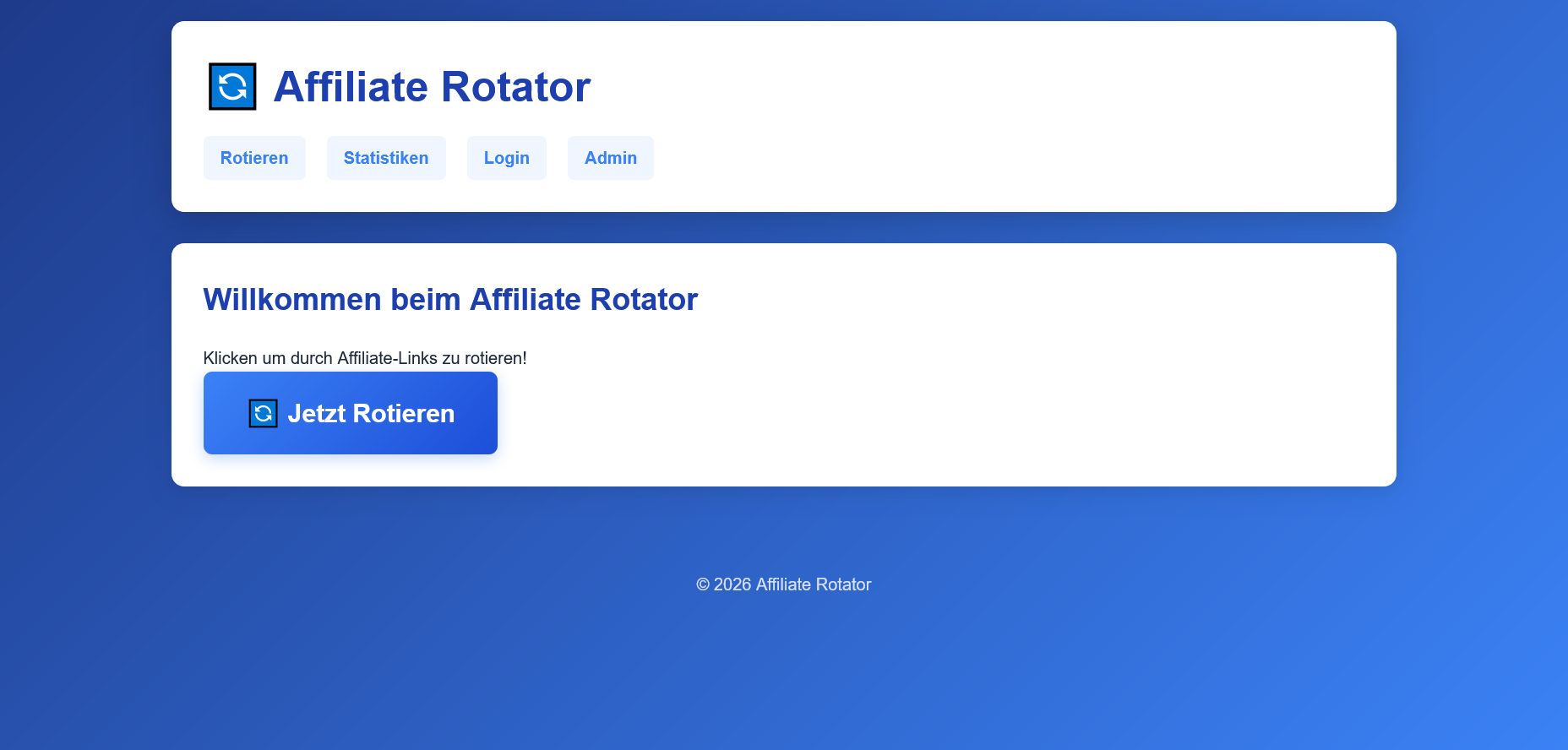Affiliate Rotator Link-Rotations-System php8